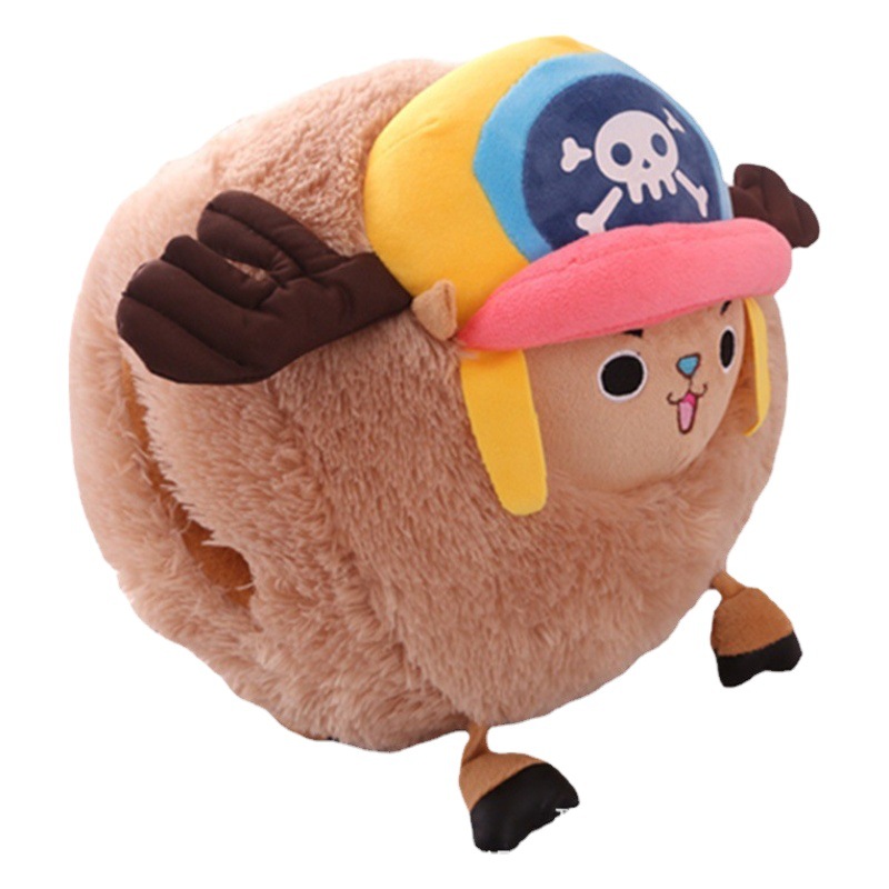 Creativo lindo Qiao Ba transformación ovejas esférica almohada redonda cubierta de la mano cálida intervención de la mano almohada cojín de peluche muñeca de juguete