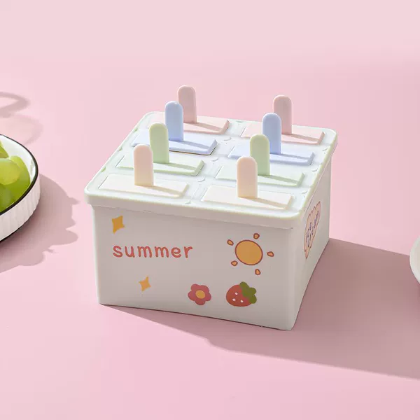 Mint green [food grade ice cream mold] 8-frame pack