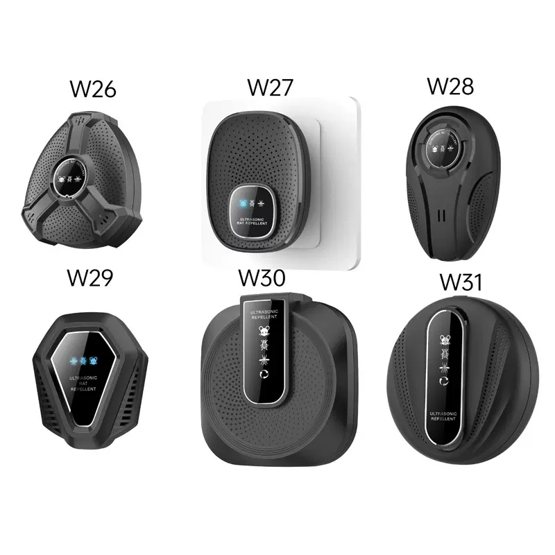 新款超声波驱鼠器电子驱虫驱蚊器家用大功率智能驱蚊驱鼠器驱蟑螂