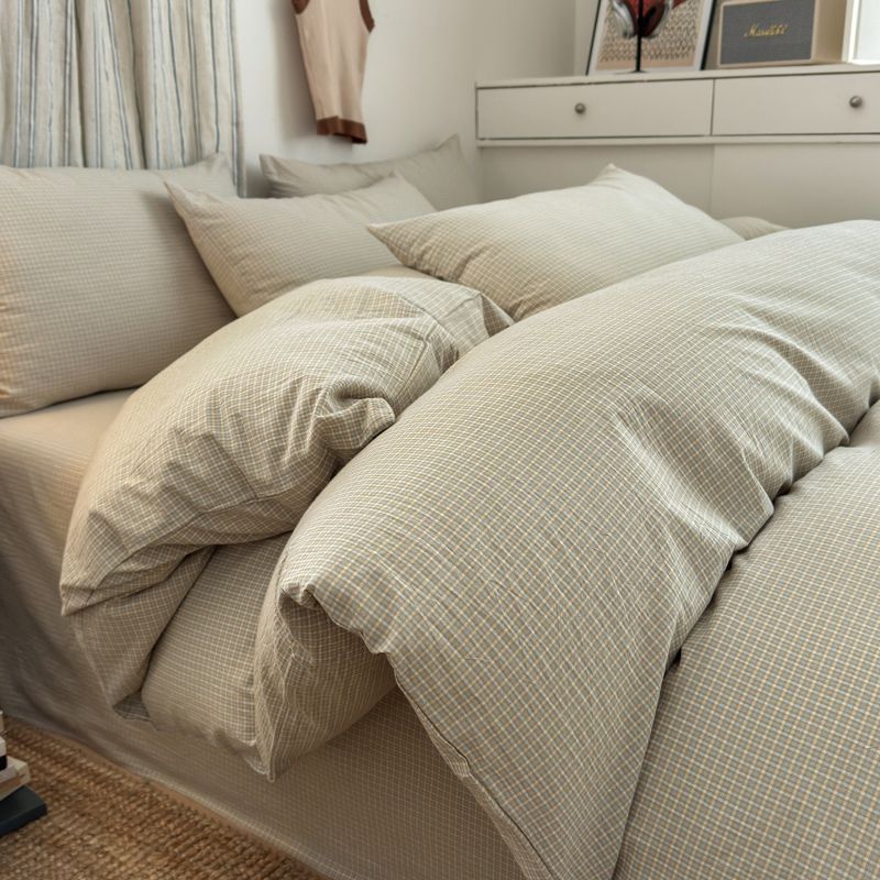 Verano ins funda de edredón de algodón de una sola pieza funda de edredón de algodón 2025 nuevo estilo 150x200x230 dormitorio individual