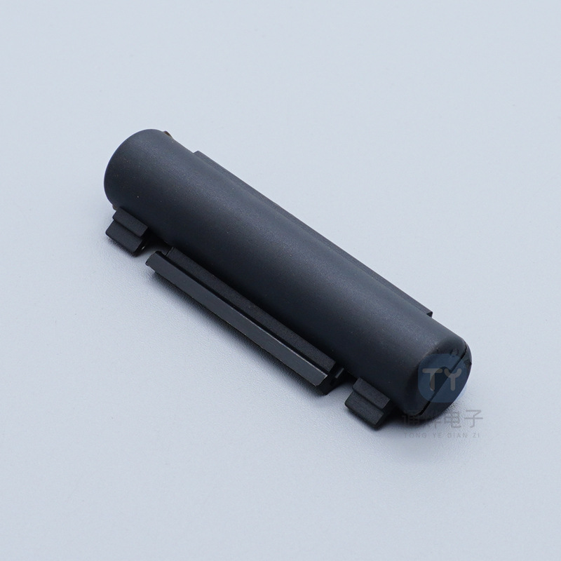 6X30 ヒューズチューブホルダーヒンジタイプ単管ヒューズボックスピーナッツシェル黒ナイロン難燃性 PA 素材|undefined