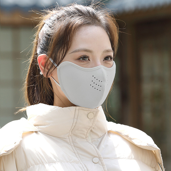 320g Thickened Australian Wool Warm Mask for Women in Winter, Suitable for Skiing in Northeast China, Cold-Proof, Windproof, Breathable Face Mask