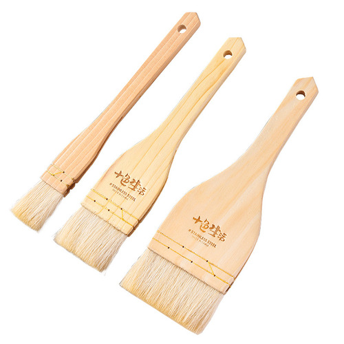 Food grade wool brush egg liquid soft hair barbecue oil brush moon cake kitchen pancake household baking tool sauce brush