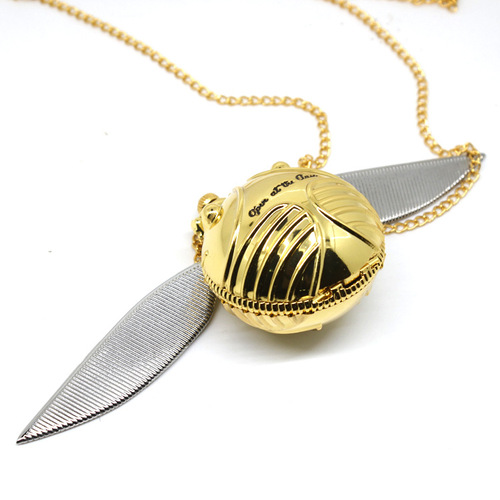 New recommended movie peripheral Elf original Snitch keychain necklace jewelry pendant metal small gift