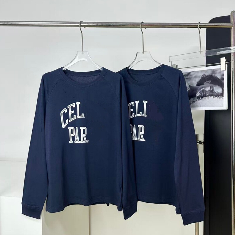 Cel Trendy Recommendation: 25 New Styles of Navy Blue and White Hollow Letter Logo Crew Neck Pullover Unisex Sweatshirt Cel Trendy Recommendation: 25 New Styles of Navy Blue and White Hollow Letter Logo Crew Neck Pullover Unisex Sweatshirt