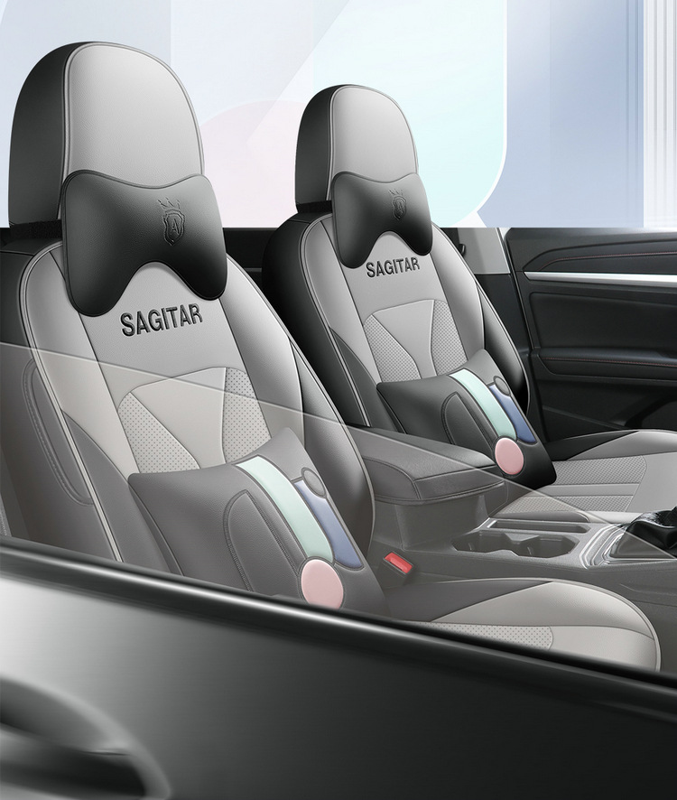 Customized Sagitar Seat Cover Fully Encloses 19-23 Car Cushion Leather Seat Cover for Four Seasons General Special Car