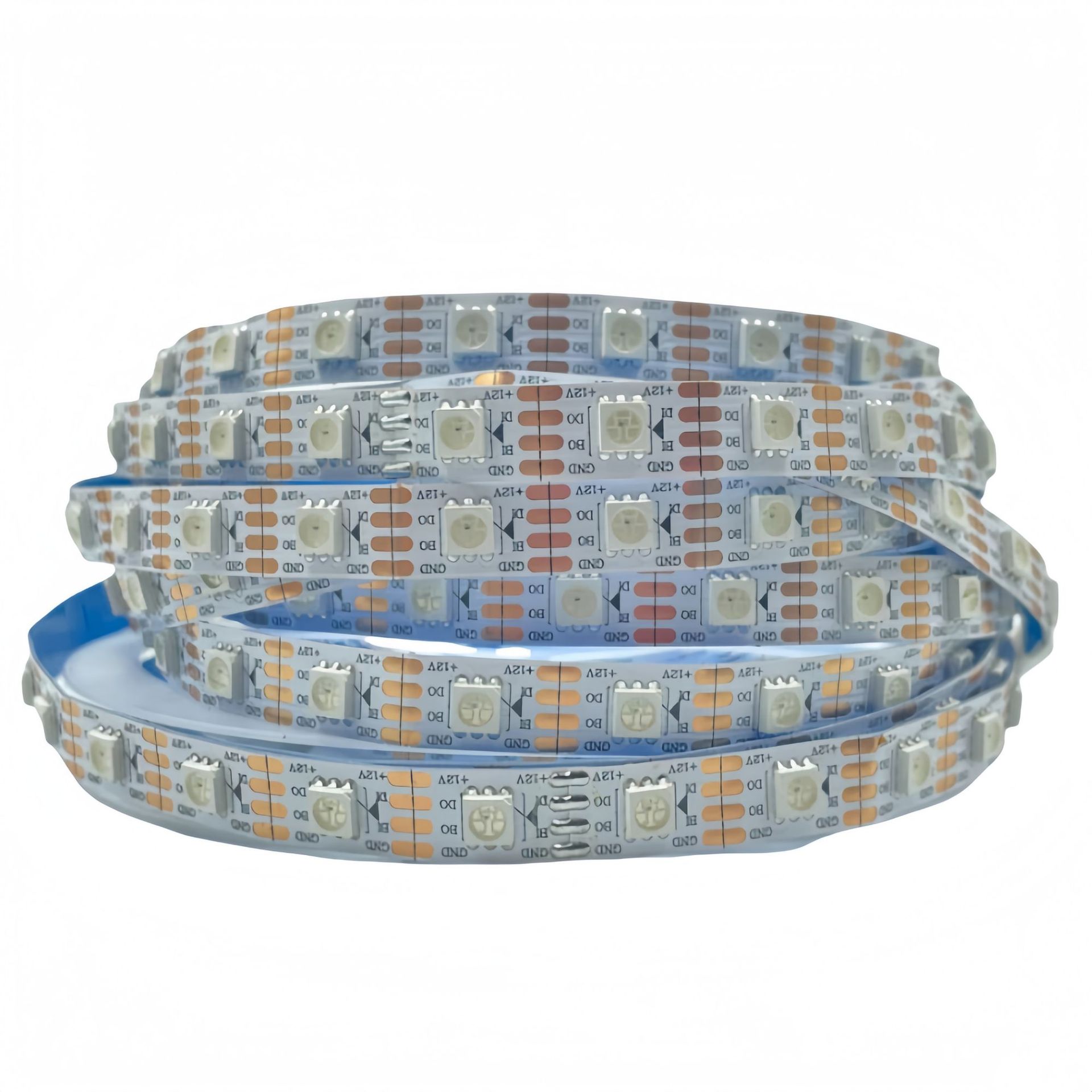 12V integrado IC lámpara de diapositiva ws2815 color RGB corredor LED barra de luz autoadhesiva 6096 punto de interrupción de la luz