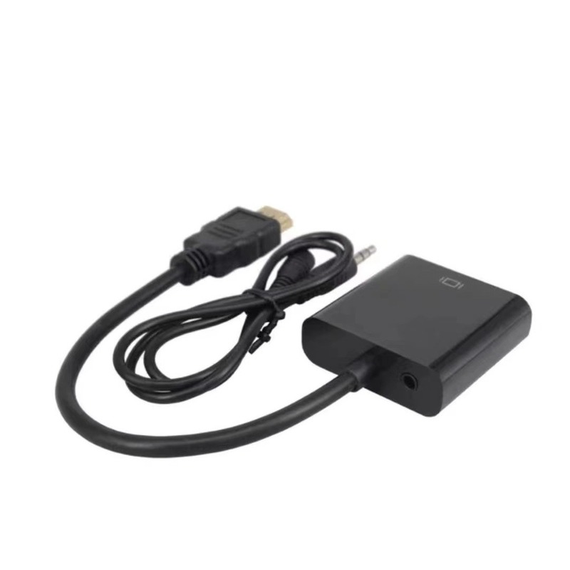 HDMI to VGA 変換器 オフィスコンピュータ マシンモニター セットトップボックス テレビ 変換器 HDMI to VGA|undefined