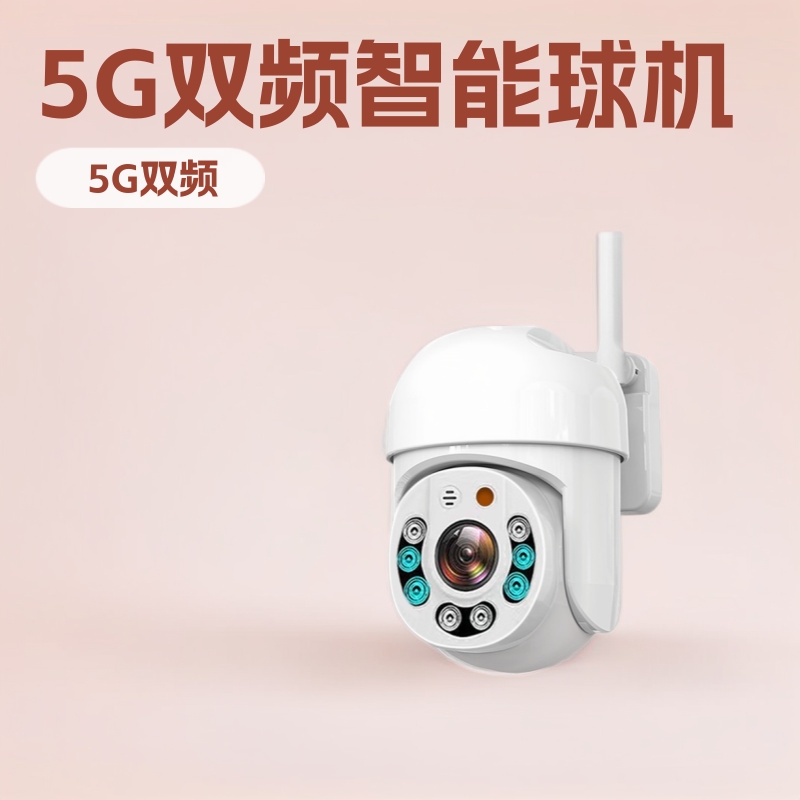 5G Dual-Band WiFi Təhlükəsizlik Kamerası, Gecə Görüntülü, 3MP-8MP