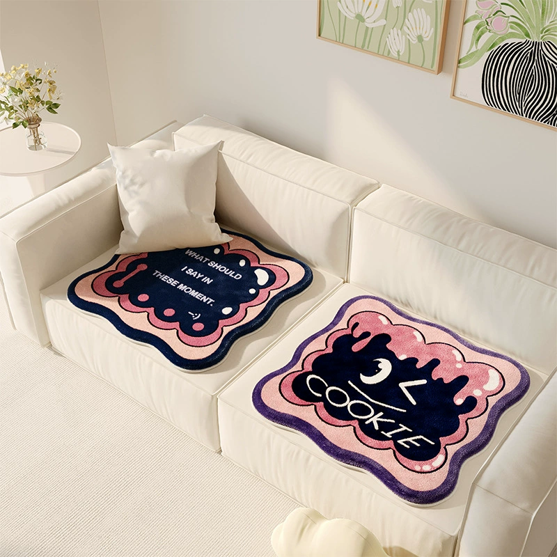 Winter plush non-slip sofa for students