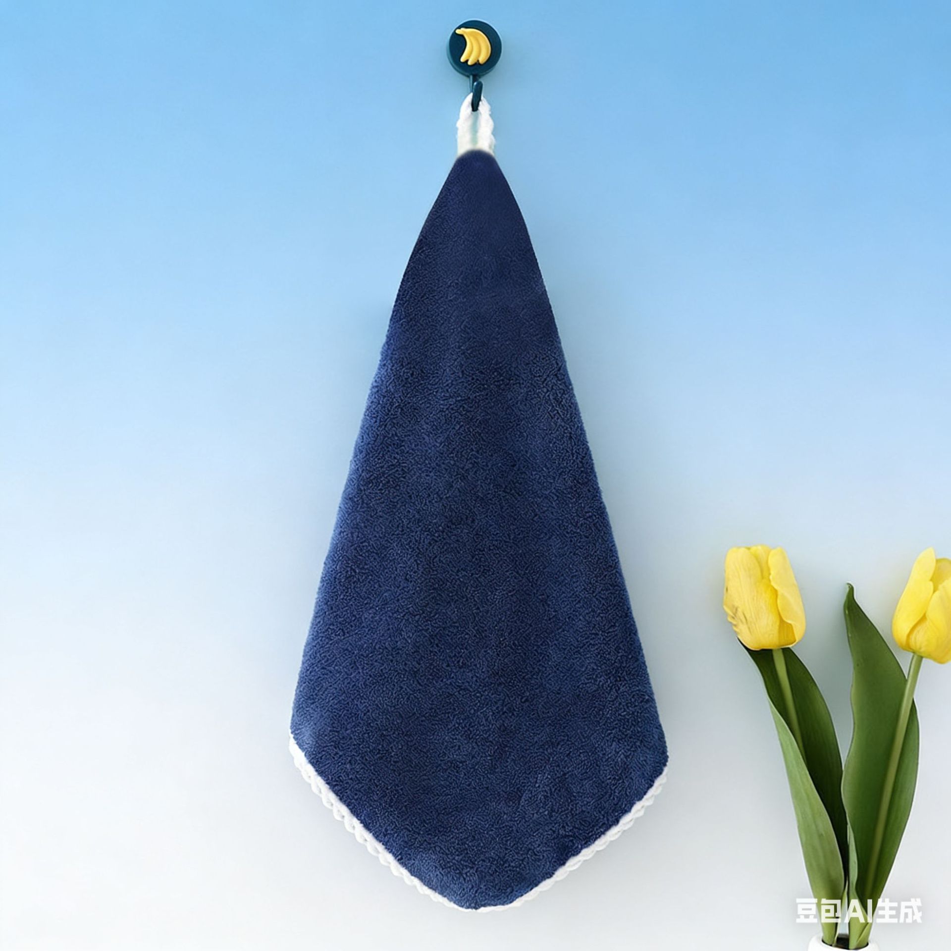 Dark blue scarf