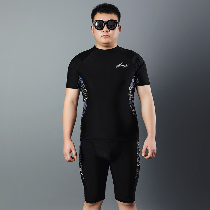 Swimming Suit Men's Training Swimming Suit Adult Split plus size Swimming Trunks Five-point Sun Protection suit Beach Men's Swimming Suit Swimming Suit Men's Training Swimming Suit Adult Split plus size Swimming Trunks Five-point Sun Protection suit Beach Men's Swimming Suit