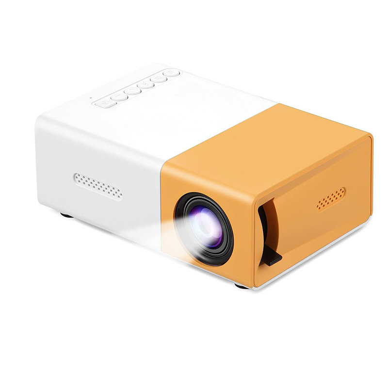 Cross-Border Yg300 Projector Small Mini Portable Projector for Children and Home Use Wall Projection Mobile Phone Screen Projection Portable