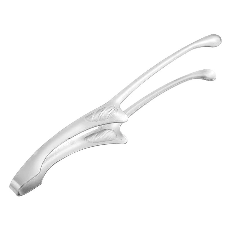 304 нержавеющая сталь Зажим для барбекю пищевой зажим корейский зажим для барбекю Круглый остроконечный Зажим для барбекю зажим для стейка оптовая продажа с фабрики