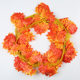 Amazon Cross-border Artificial Red and Green Maple Leaf Rattan Decorative Flower Artificial Flower Air Conditioner Blocking Ceiling Winding Green Leaf Rattan
