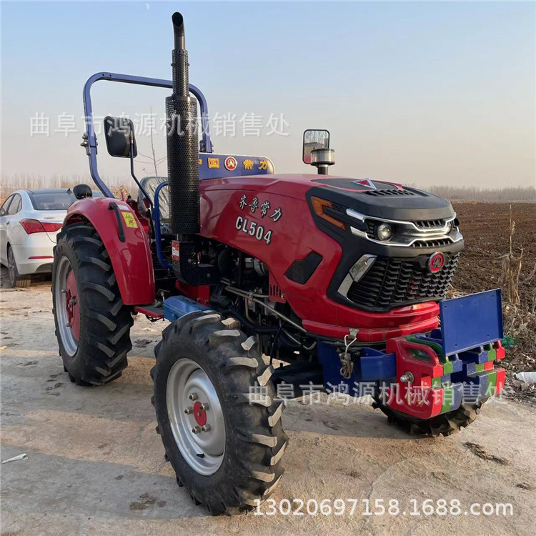 家用大棚王四轮旋耕机 四驱拖拉机价格 果园504拖拉机