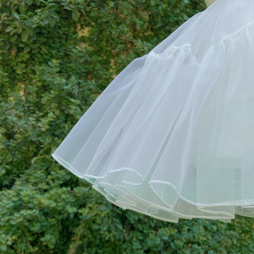 Bust lolita Lolita petticoat 35cm dog short daily boneless soft gauze petticoat own factory high quality and good price