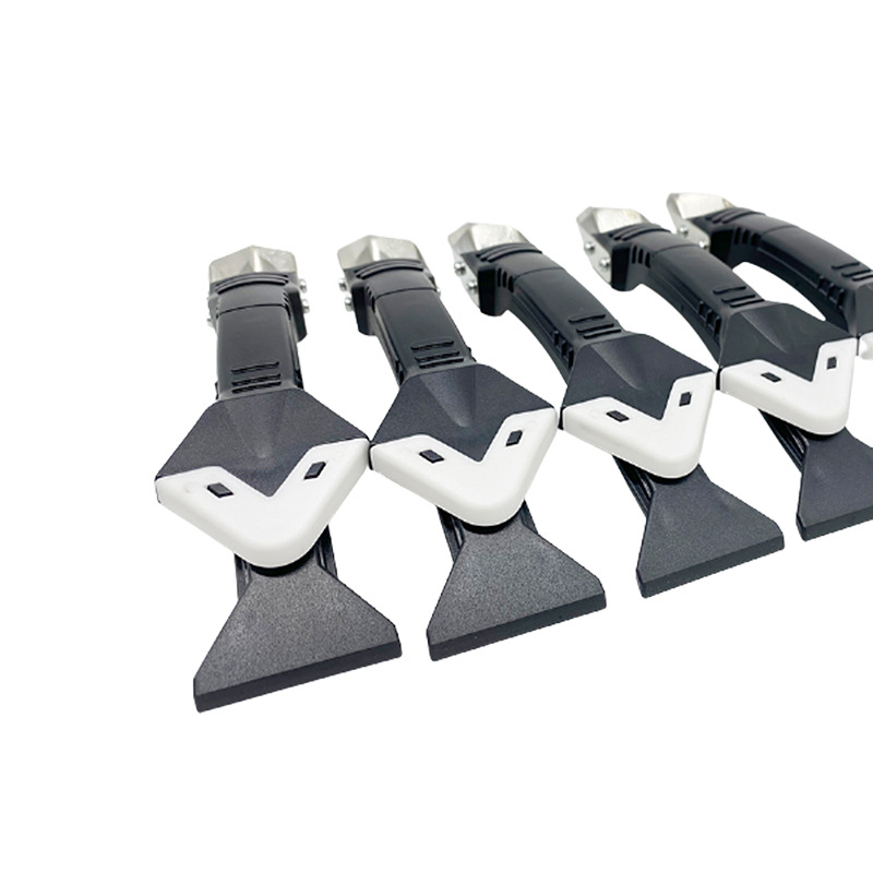 Pala de silicona pegamento recorte pala de metal máquina de pegamento herramienta de costura de belleza raspador de limpieza pala de pegamento tres en uno