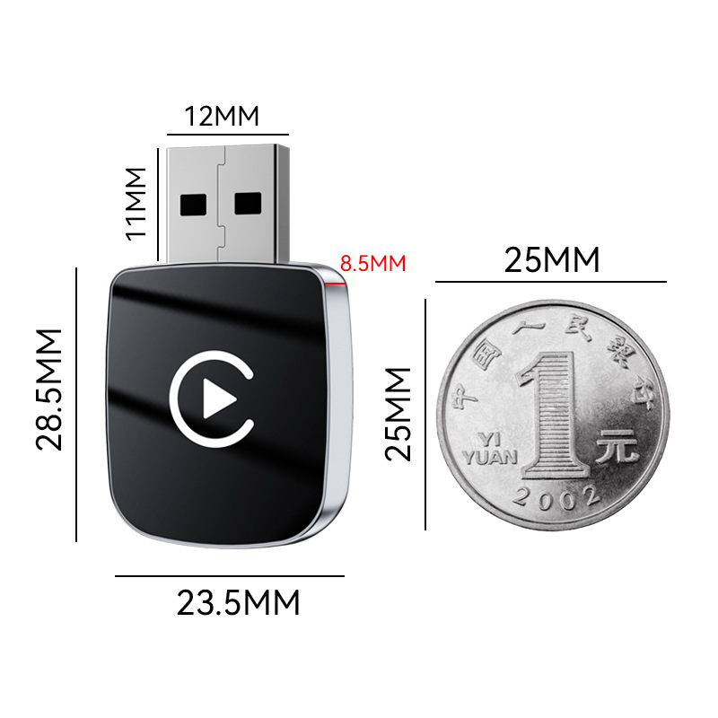 加工定制车载carplay转换器安卓Auto智能车机互联盒子carpaly盒子