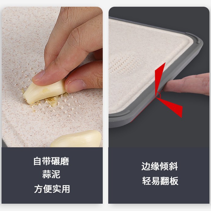 tablero de corte de verduras tablero de corte de alimentos suplementarios tablero de corte de acero inoxidable tablero de corte de verduras tablero de frutas de doble cara tablero de mesa de cocina tablero de verduras