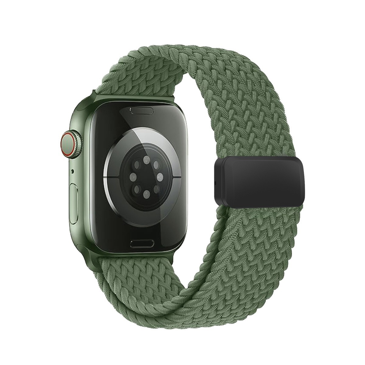 Applewatch10 ナイロン編組磁気時計ストラップ Apple iwach9876 Ultra SE 時計ストラップに適しています。