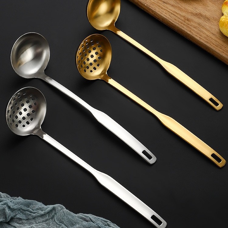 Colgando el conjunto de sopa de acero inoxidable para comer sopa de acero inoxidable