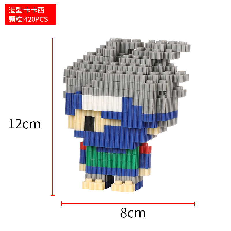 Creative spelling granules series of building blocks compatible with Lego assembly of building blocks, stalls, puzzle children's toys gifts