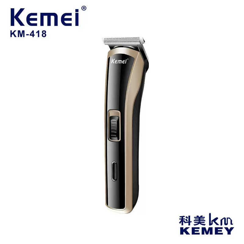 科美kemei跨境专业理发器电推剪KM-418家用大功率理发剪剃头推子