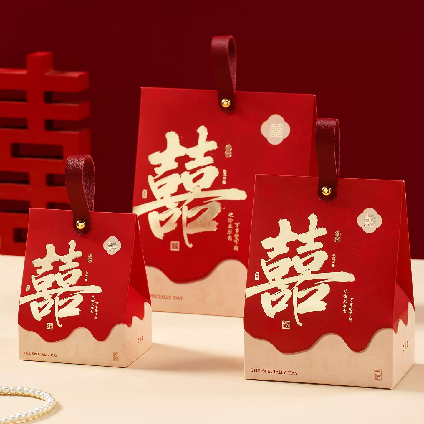 喜糖盒子结婚专用2025新款订婚礼高级感伴手礼袋糖果礼盒包装空盒