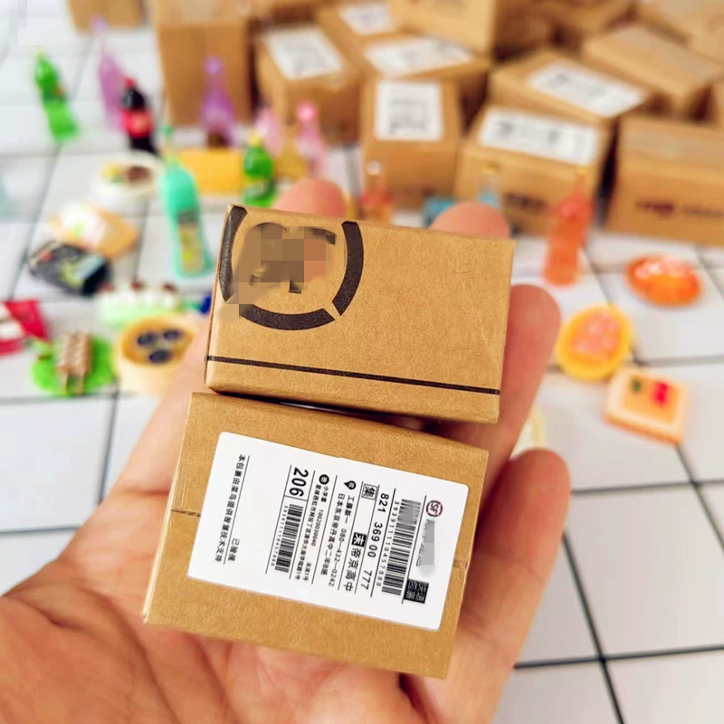 Мини-супермаркет имитация бутылки пить миниатюрный круглосуточный магазин смолы еда и игра Экспресс-коробка обернутая кукла машина Слепая Коробка