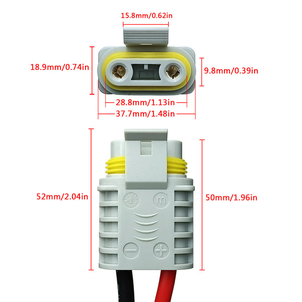 50A Waterproof Anderson Battery