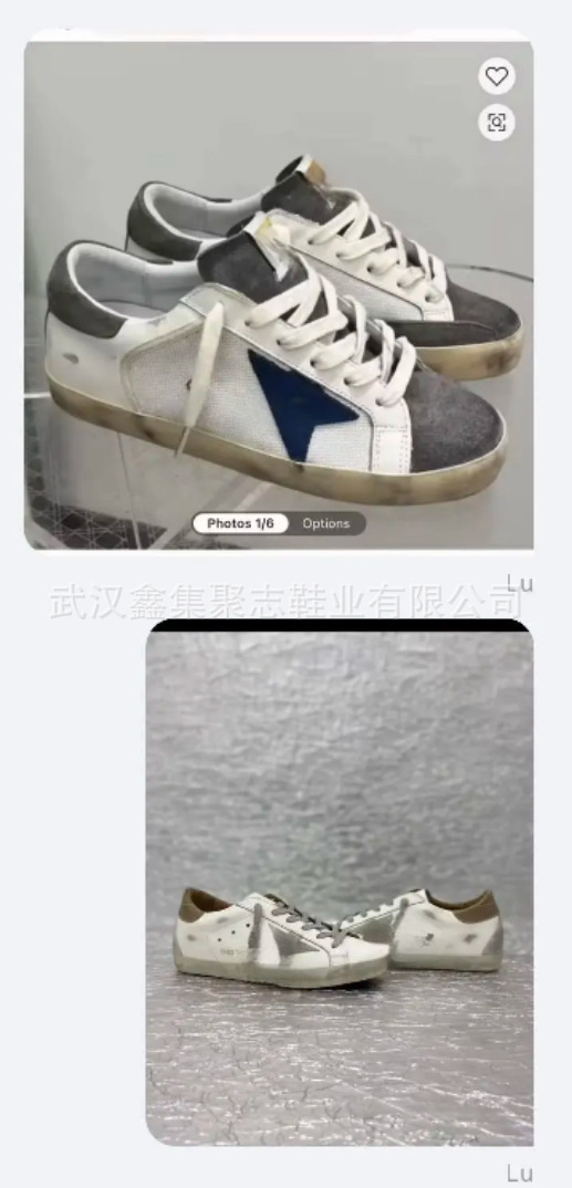 Clásico universal casual coreano GG hacer viejas estrellas pequeñas zapatos sucios zapatos de skate para hombres aumentan la altura interior de zapatos sucios de piel de vaca pequeños zapatos blancos