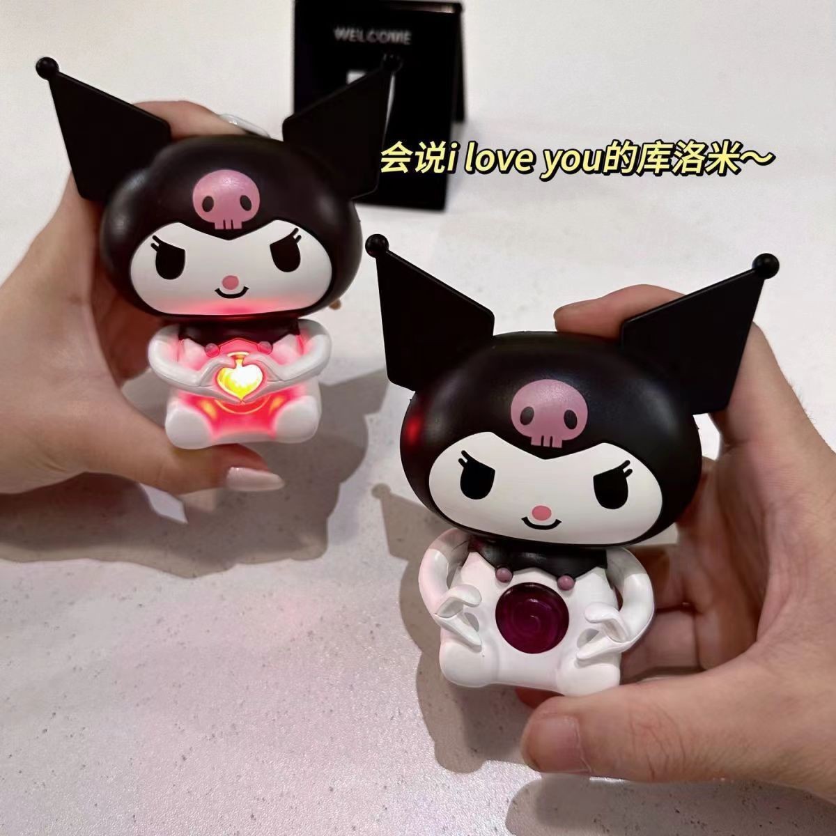 Explosions than the heart kulomi valentine's day to send girlfriend to express gifts can talk I love you luminous toys
