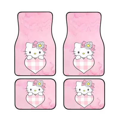 Girl Bedroom Decoration Bedside Blanket | Avtomobil döşəmə paspasları - plaid-kitty-imitation-cashmere-4060cm-single-pack