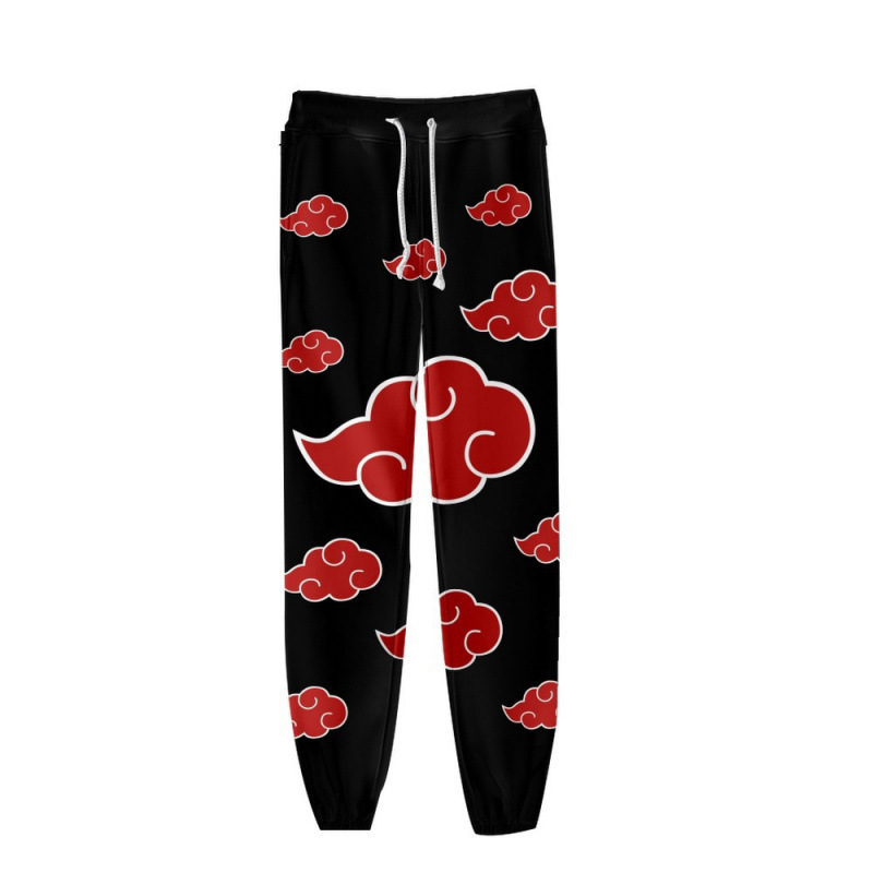 Cross-border AliExpress Temu Shein 3D Digital Print Naruto Men's Sports Pants Casual Sweatpants