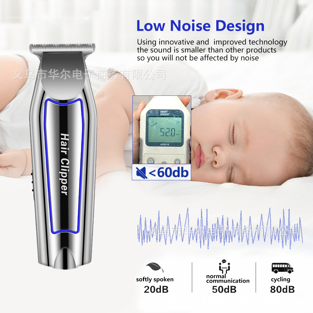 Vintage Oil Head Hair Clipper, Bald Head Hair Cutter, Engraving Hair Salon Professional Metal Electric Shaver, Salon-Specific Electric Hair Clipper