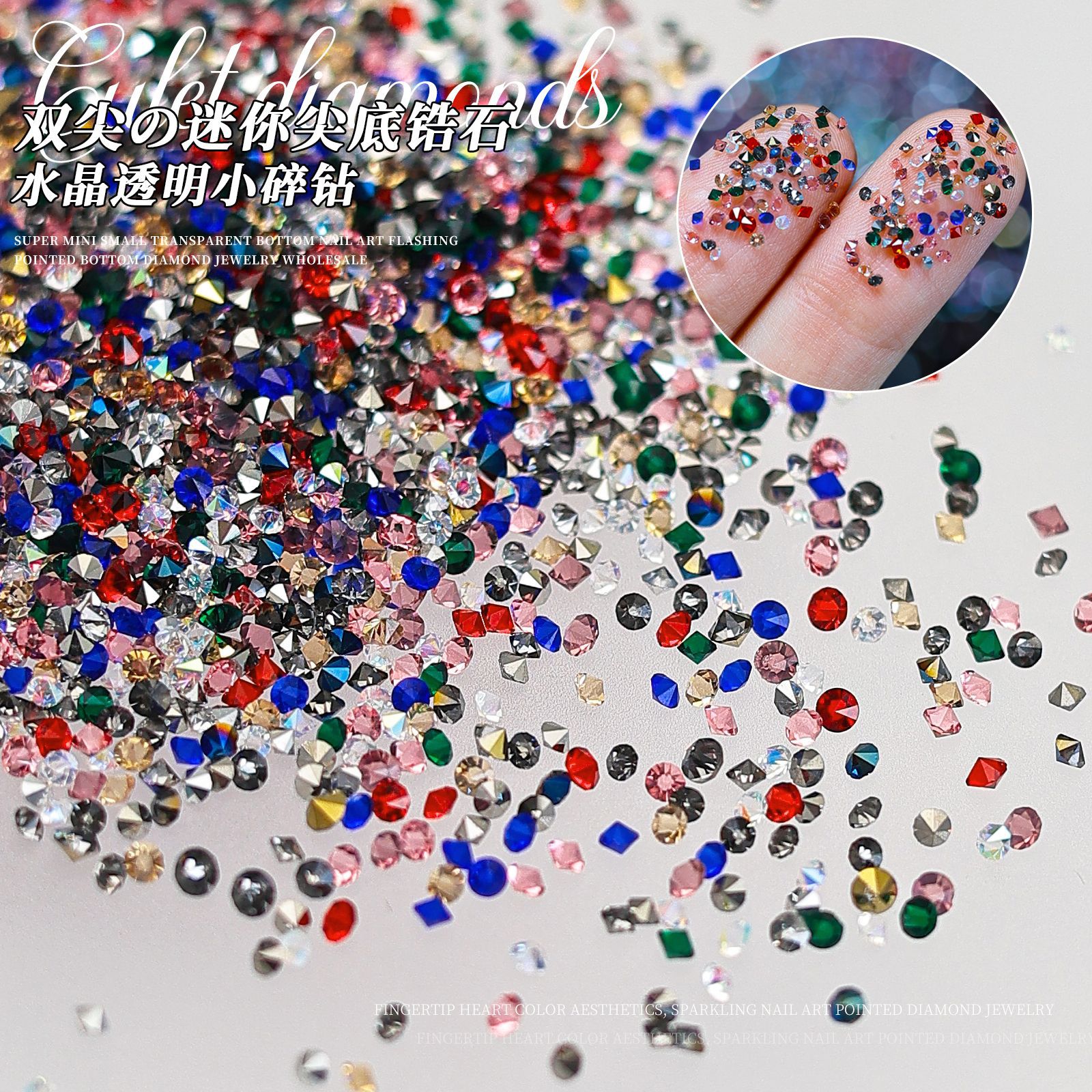 Shiny nail polish for manicure for nails
