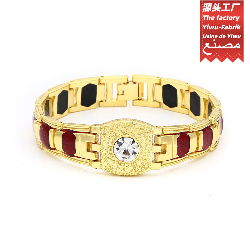 Longrui Cross-Border Best-Selling Watch-Type Magnet Magnetic Bracelet European and American Fashion Hot-Selling Cross-Border Jewelry Manufacturer Wholesale