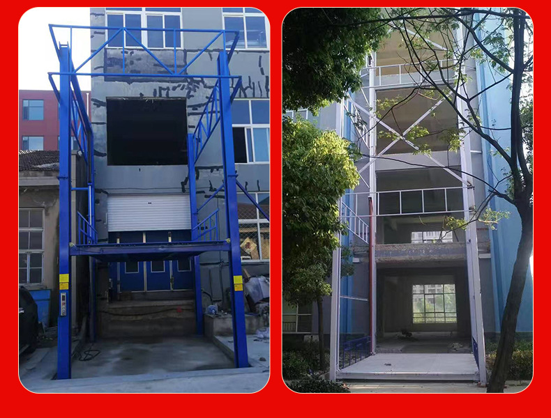 New vehicle maintenance hydraulic four-post lift large load cargo lifting platform car lift
