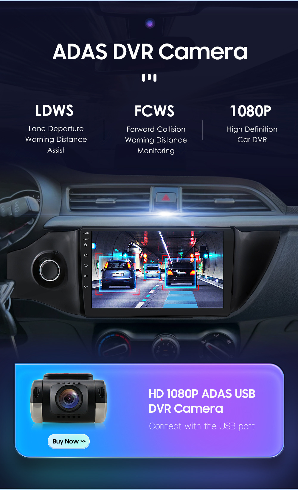 Cross-Border Product 9inch Is Suitable for 17-19 Kia K2 Car Mp5 Radio Multimedia Gps Android Navigation