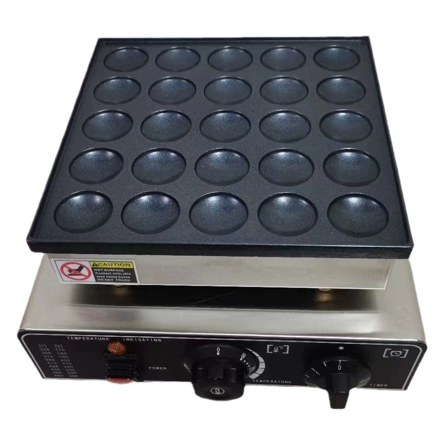 Коммерческая машина для кексов 25-луночная машина для сжигания медного гонга 36-луночная машина для кексов маленькая круглая блинная машина 50-луночный завод по производству кексов