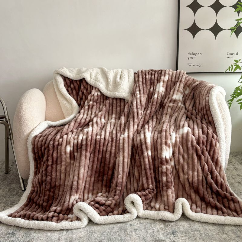 Manta de Franela para Siesta, Doble Capa y Engrosada para Hogar y Oficina image 6