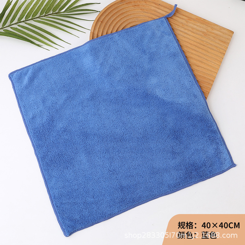 Cocina gruesa paño absorbente, paño de limpieza doméstico, toalla de coral, toalla de toallas de toallas de limpieza