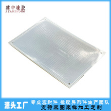 透明硅胶垫片 防滑减震圆形硅胶橡胶胶垫 耐高温环保硅胶垫片