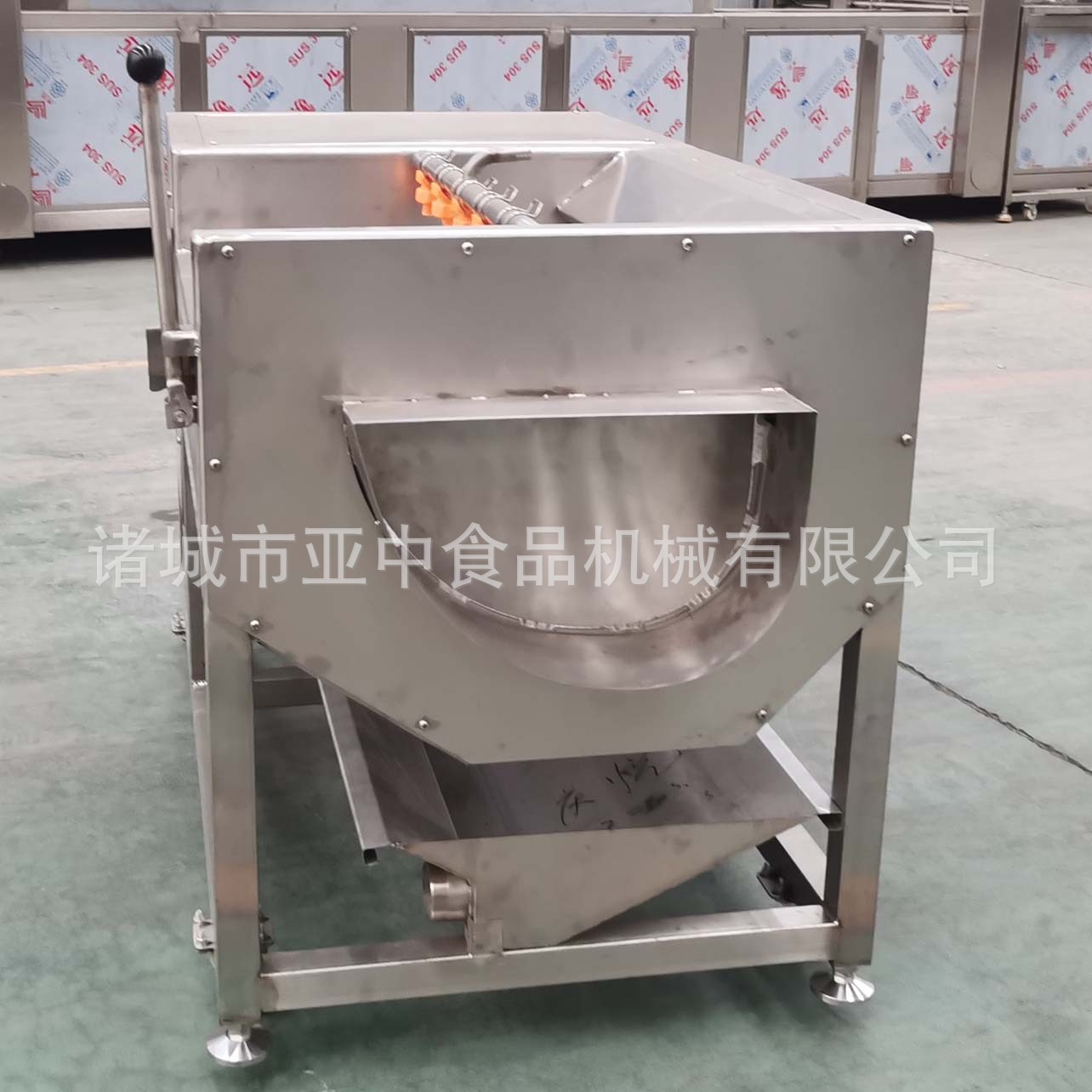 果蔬加工清洗脱皮机 芋头清洗机 生姜毛刷去皮机 莲藕去皮清洗机