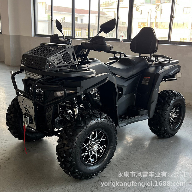 Cuatrimoto ATV Todoterreno 400CC de Hierro y Plástico con Transmisión por Eje para Exteriores image 3