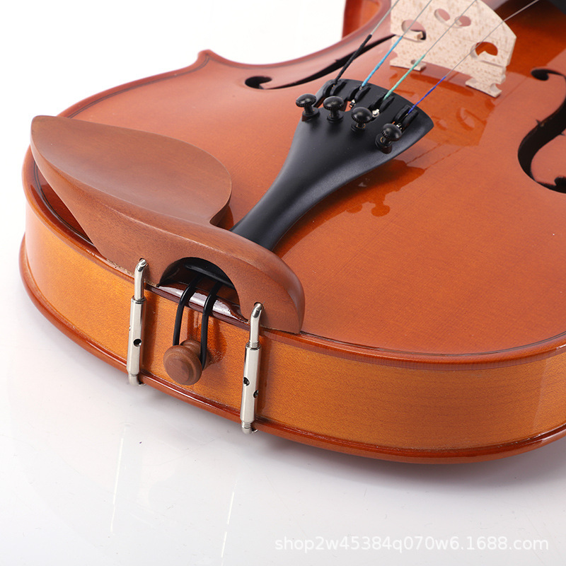 New Carved Solid Wood Violin Set Handmade Antique 4/4 Maple Spruce Wood Musical Instrument Supports Logo Printing