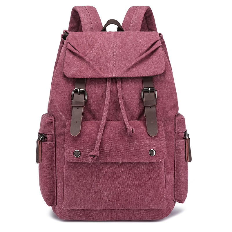 Transfronterizo estilo coreano simple casual bolso de la computadora del estudiante de los hombres mochila portátil de moda fresca mochila de viaje mochila de lona