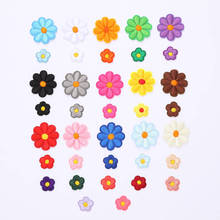 跨境热卖花朵电脑刺绣太阳花布贴箱包饰品服装辅料破洞补丁贴批发