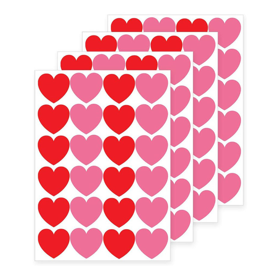 Amazon corazón rojo amor pegatinas de automóviles Día de San Valentín sobres ideales caja de amor pegatinas